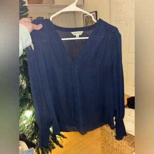 Nanette Lepore Blue Shirt